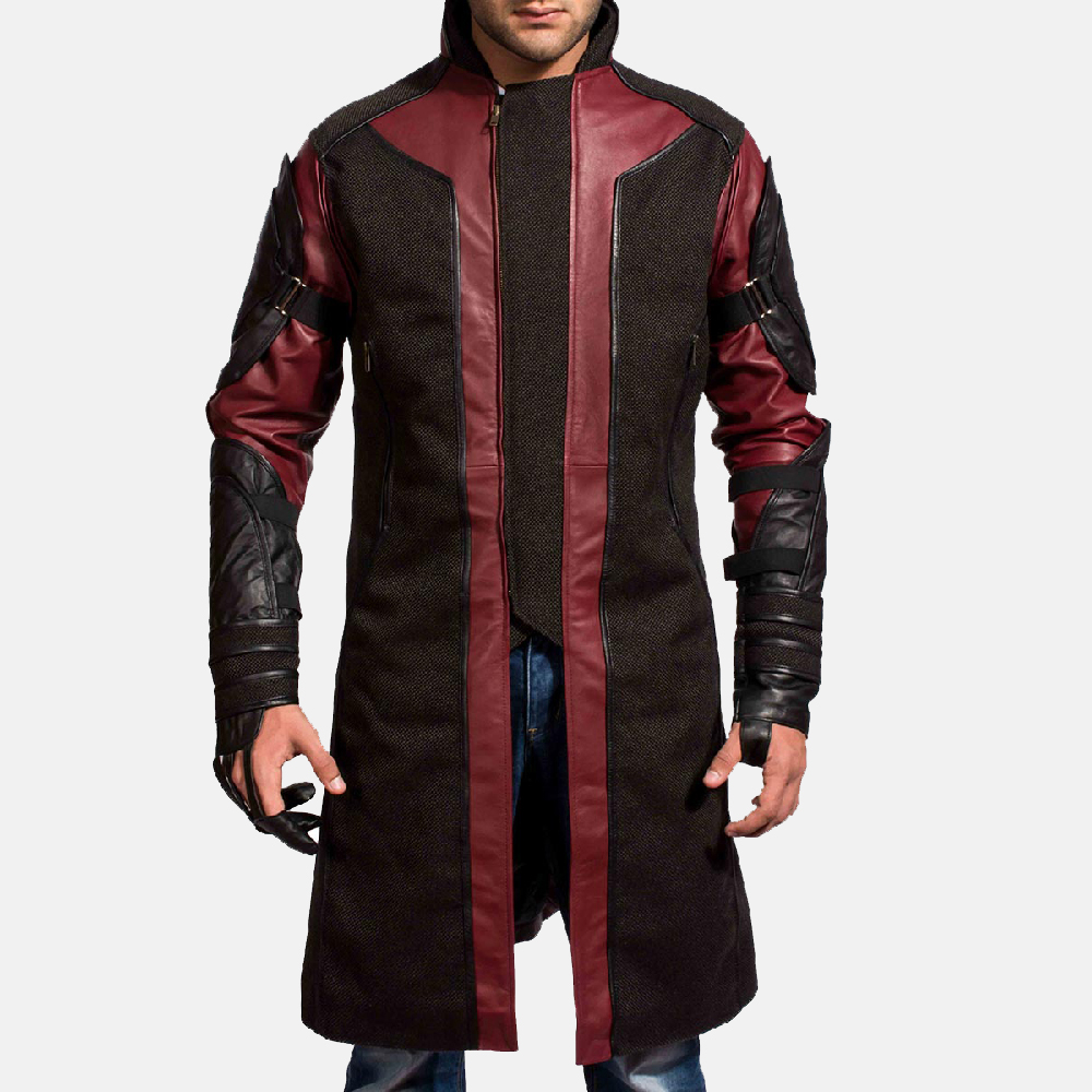 Mens Archer Leather Coat